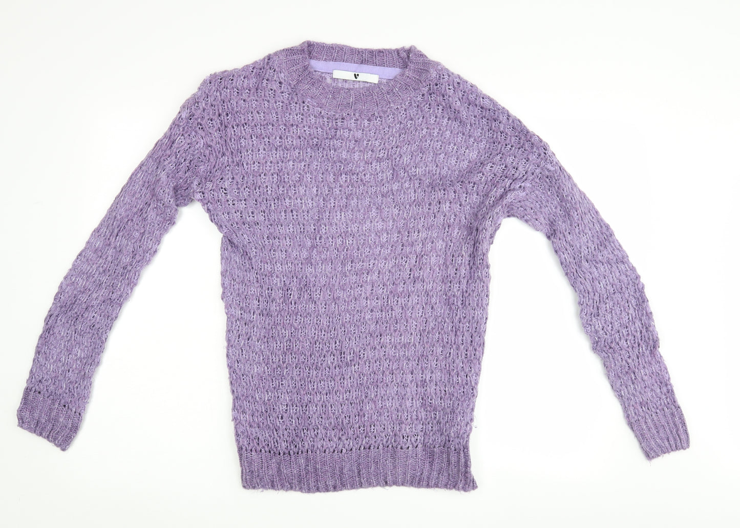 very  Womens Purple   Henley Jumper Size 8