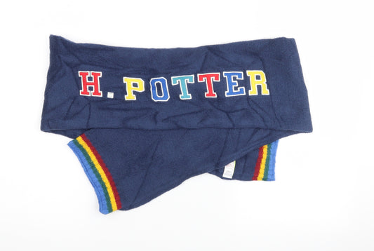 Marks and Spencer Unisex Black Striped  Scarf  One Size  - Harry Potter