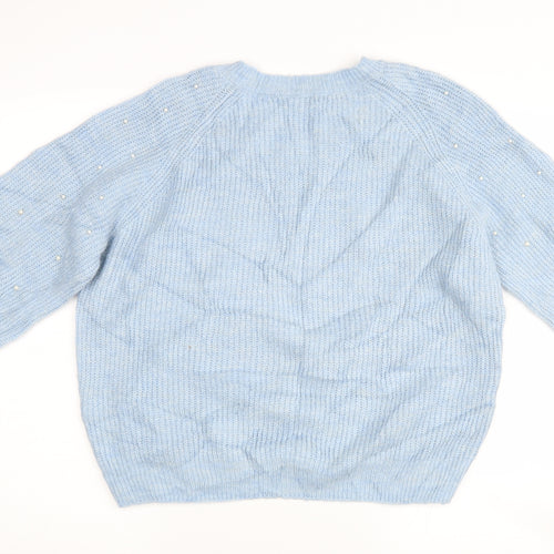Marks and Spencer Womens Blue   Pullover Jumper Size S