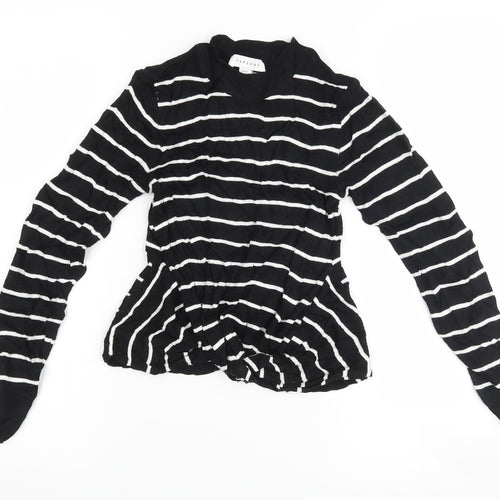 Topshop Womens Multicoloured Striped  Pullover Jumper Size XS