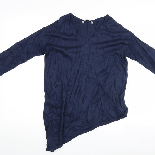 George Womens Blue   Basic Blouse Size 8