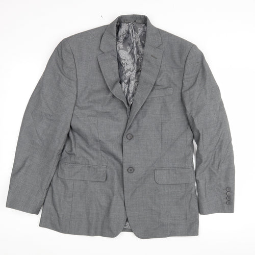 Occasions Mens Grey   Jacket Blazer Size 38