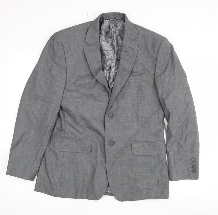 Occasions Mens Grey   Jacket Blazer Size 38