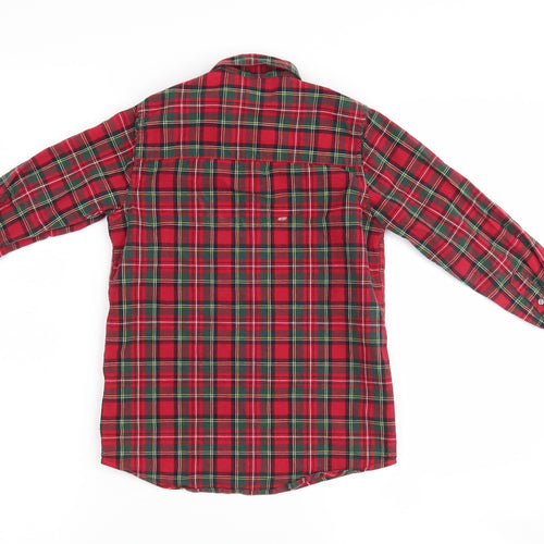 NEXT Boys Purple Check  Basic Button-Up Size 6 Years