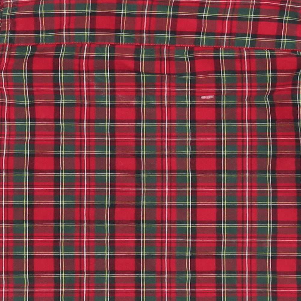 NEXT Boys Purple Check  Basic Button-Up Size 6 Years