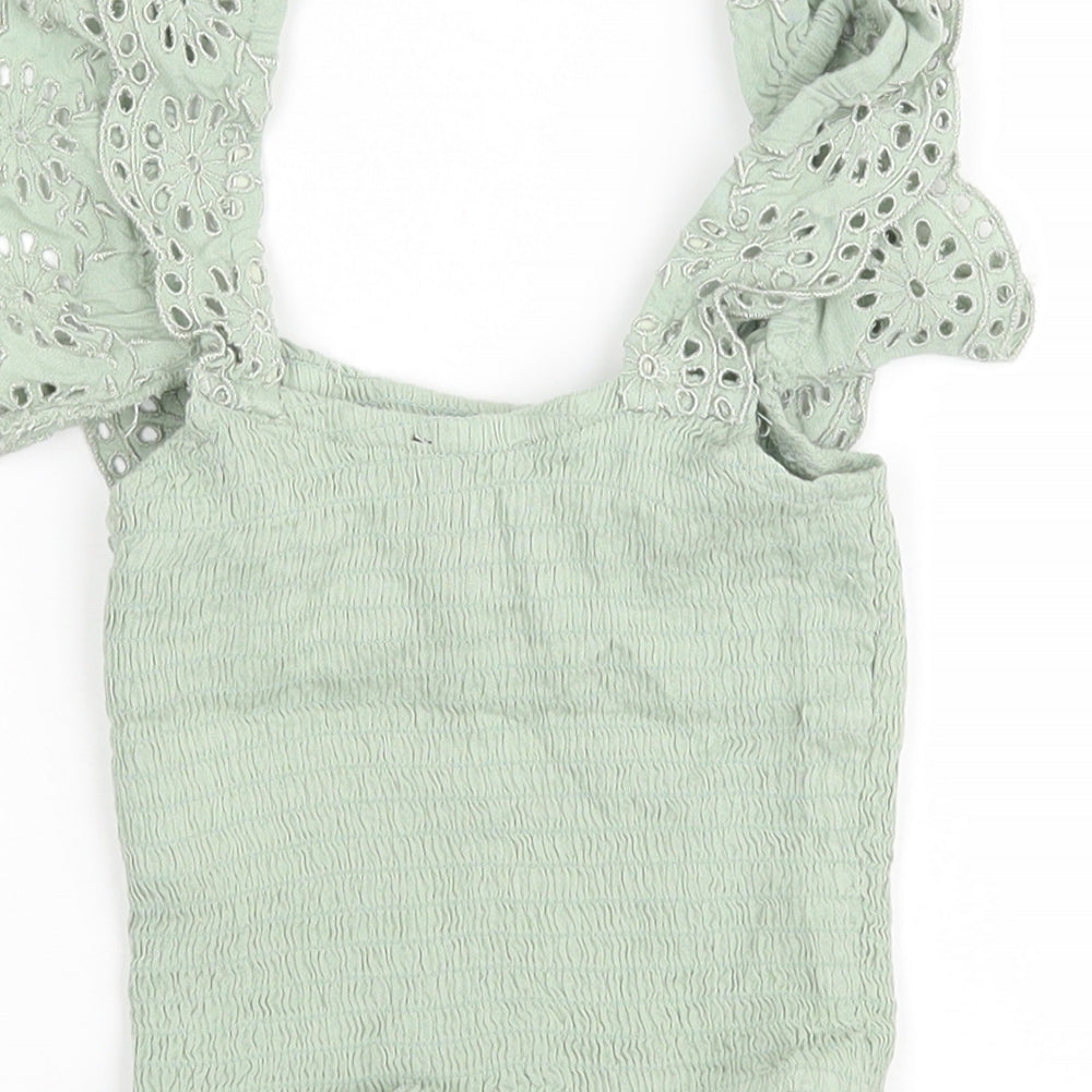 New Look Girls Green   Basic Blouse Size 9 Years