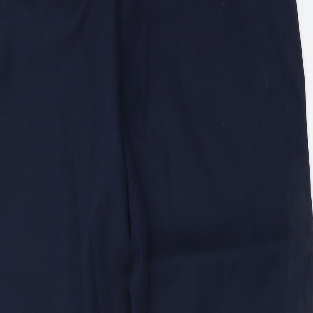 NEXT Womens Blue   Cropped Trousers Size 10 L21.5 in