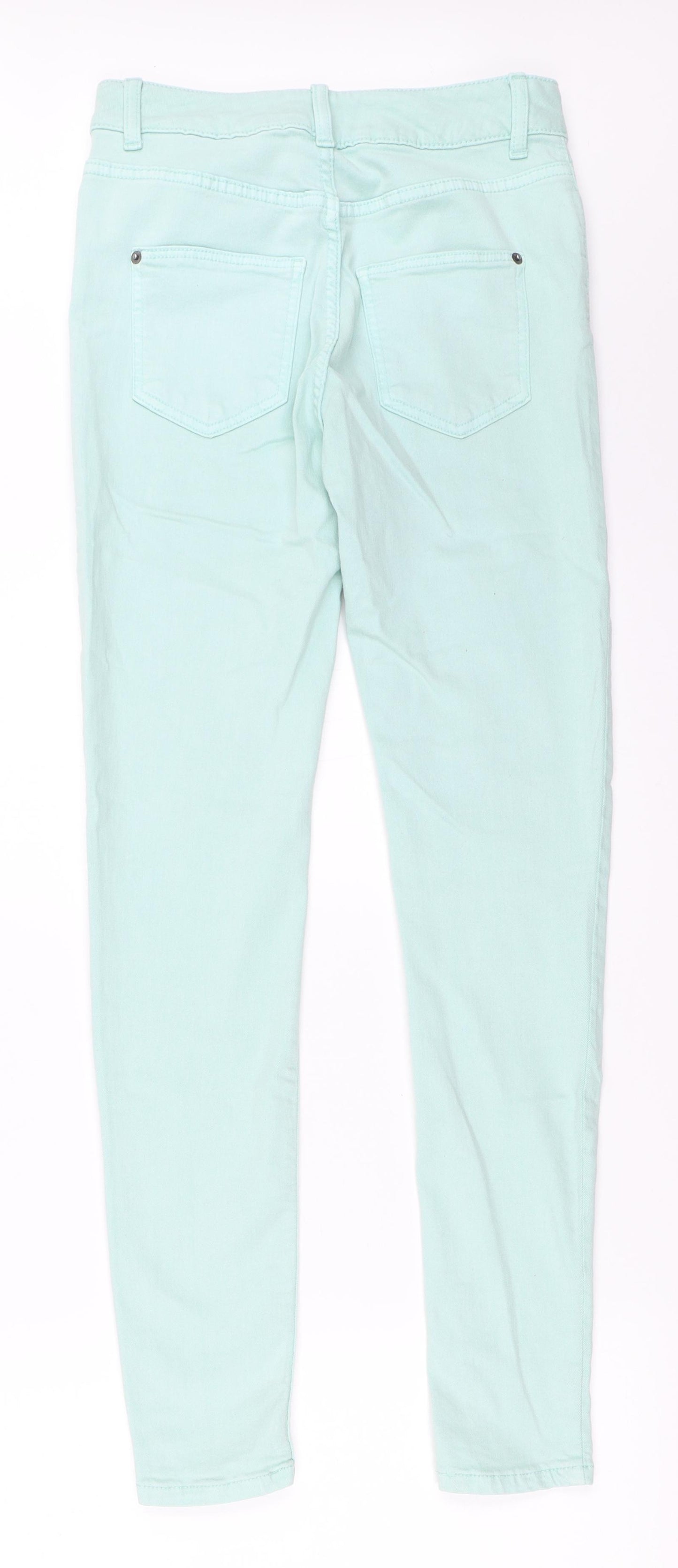 Marks and Spencer Womens Green   Skinny Jeans Size 8 L29 in