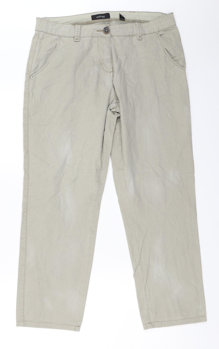 Tchibo Womens Beige   Chino Trousers Size 38 L27 in