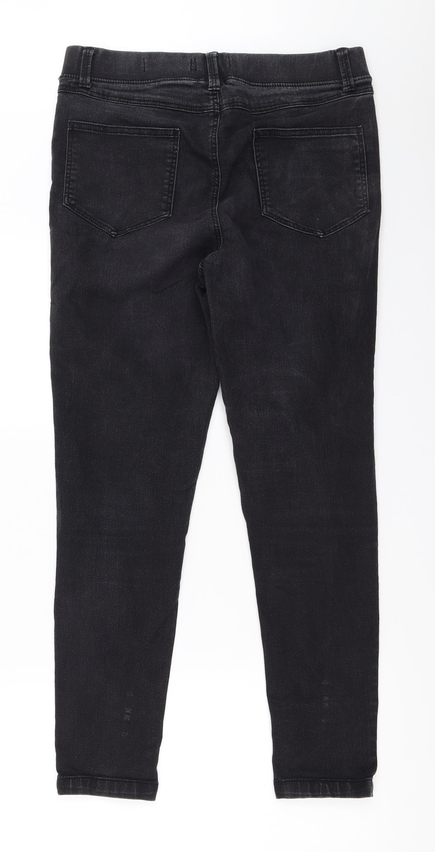 Simply Be Womens Black   Jegging Jeans Size 12 L27 in