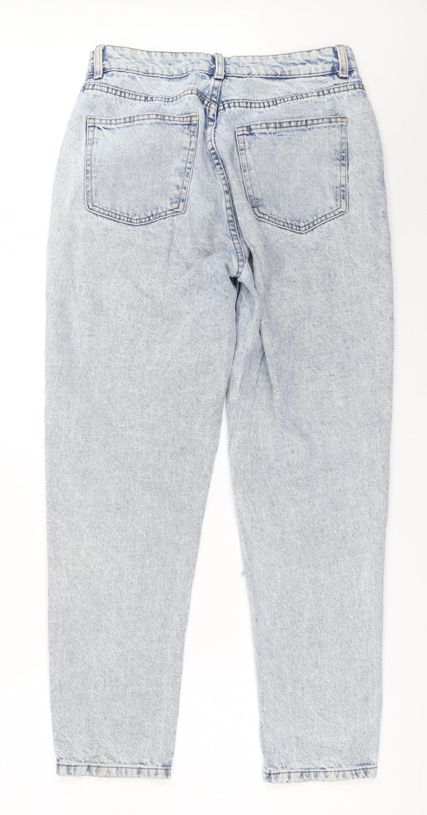 Primark Womens Blue  Denim Mom Jeans Size 10 L28 in