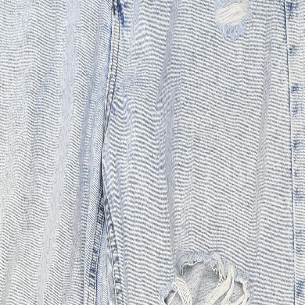 Primark Womens Blue  Denim Mom Jeans Size 10 L28 in