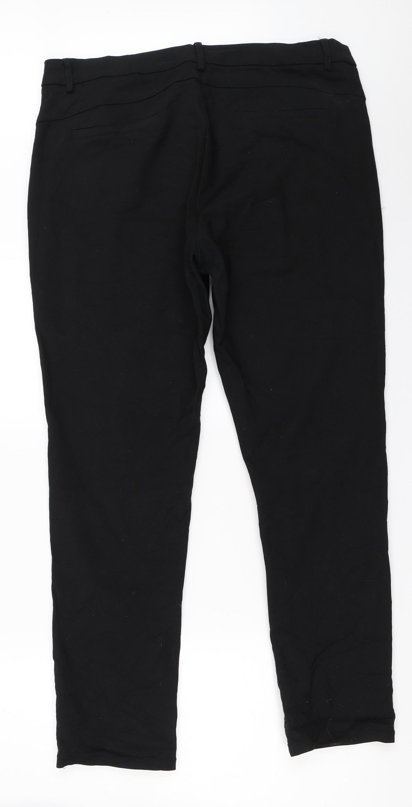 Moon Girl Womens Black   Trousers  Size 35 in L29 in