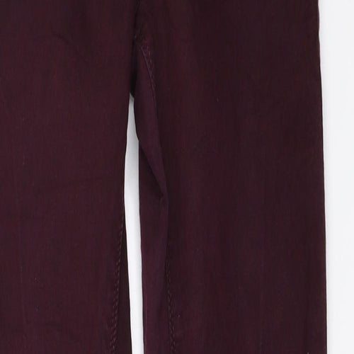 Topshop Womens Purple   Skinny Jeans Size 26 in L30 in - Leigh Jeans