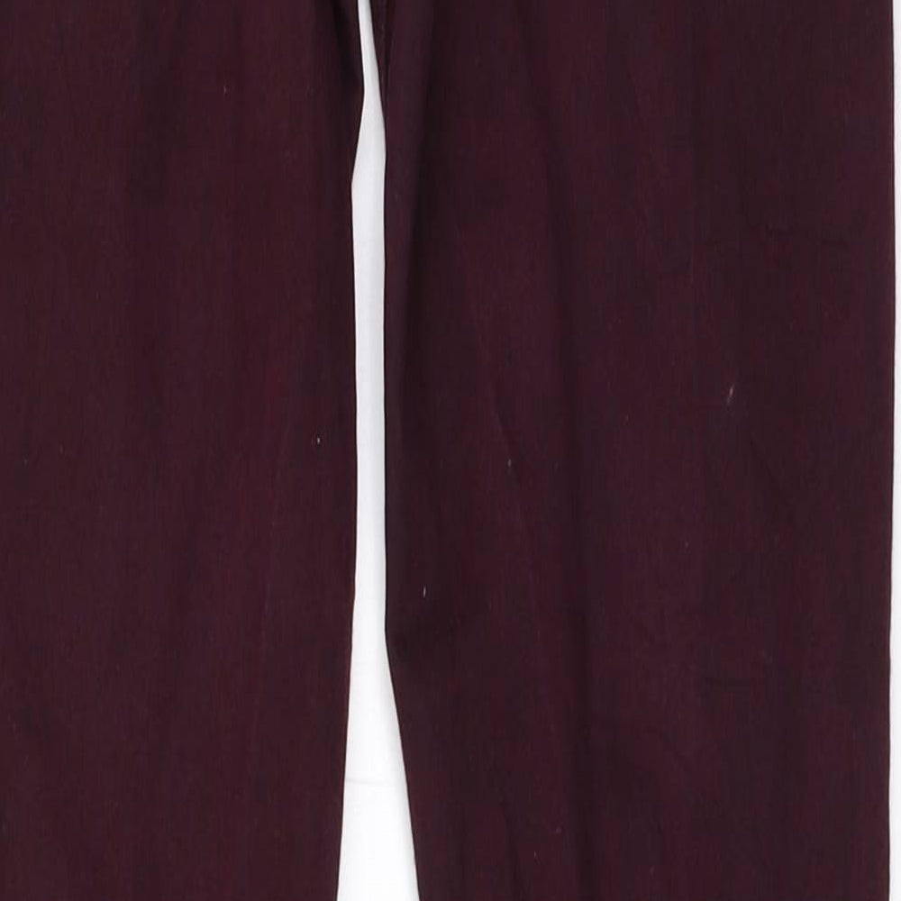Topshop Womens Purple   Skinny Jeans Size 26 in L30 in - Leigh Jeans