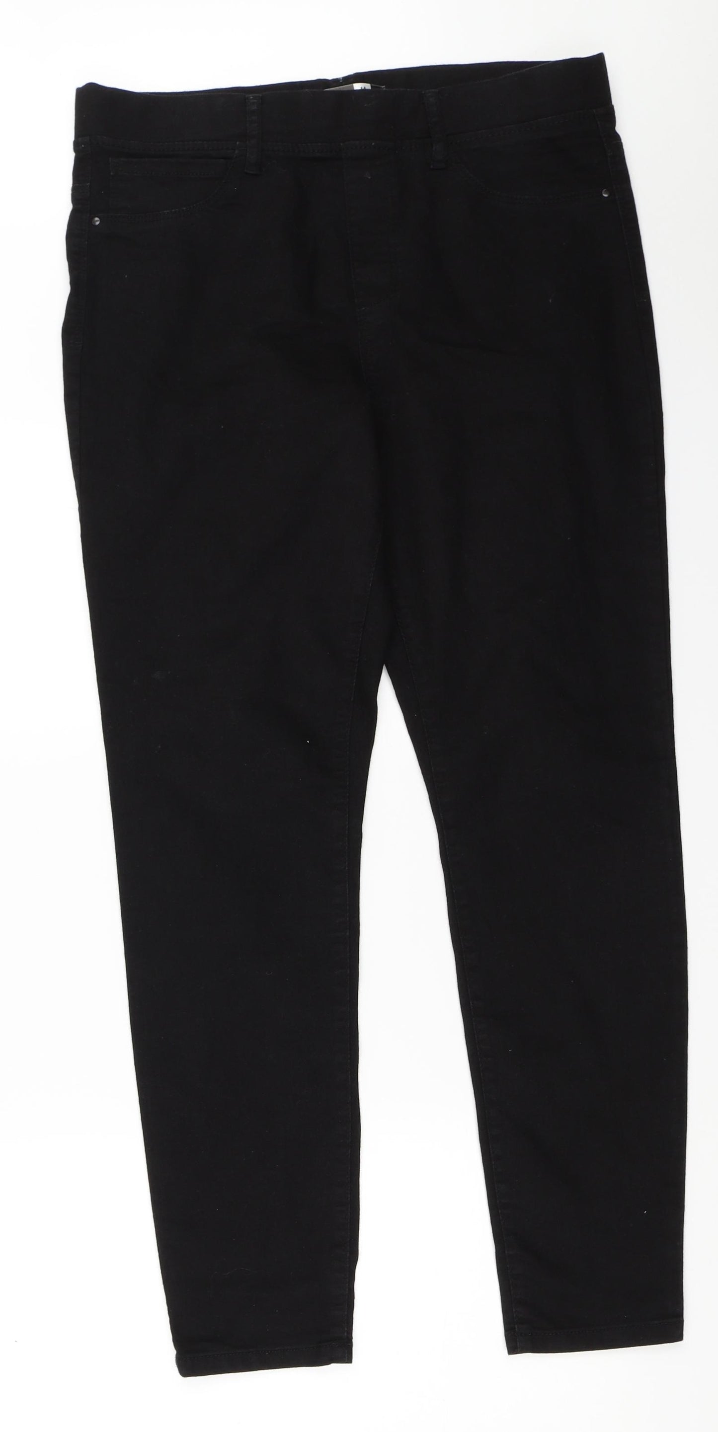 Pep&Co Womens Black   Jegging Jeans Size 14 L29 in