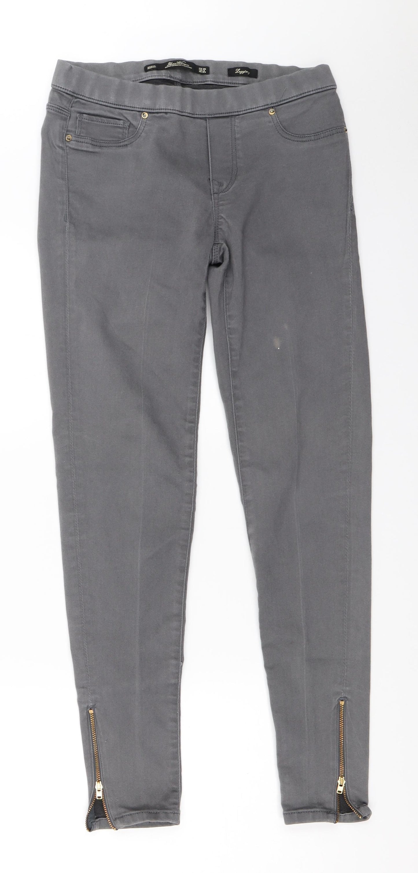 Preworn Womens Grey   Jegging Jeans Size 34 L28 in