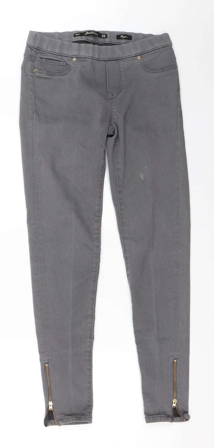 Preworn Womens Grey   Jegging Jeans Size 34 L28 in