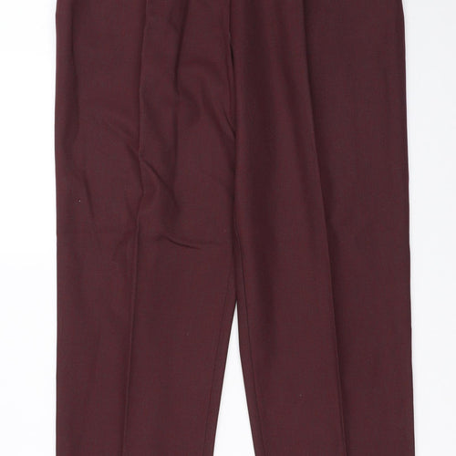 Classics Womens Red   Trousers  Size 12 L29 in