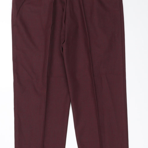 Classics Womens Red   Trousers  Size 12 L29 in
