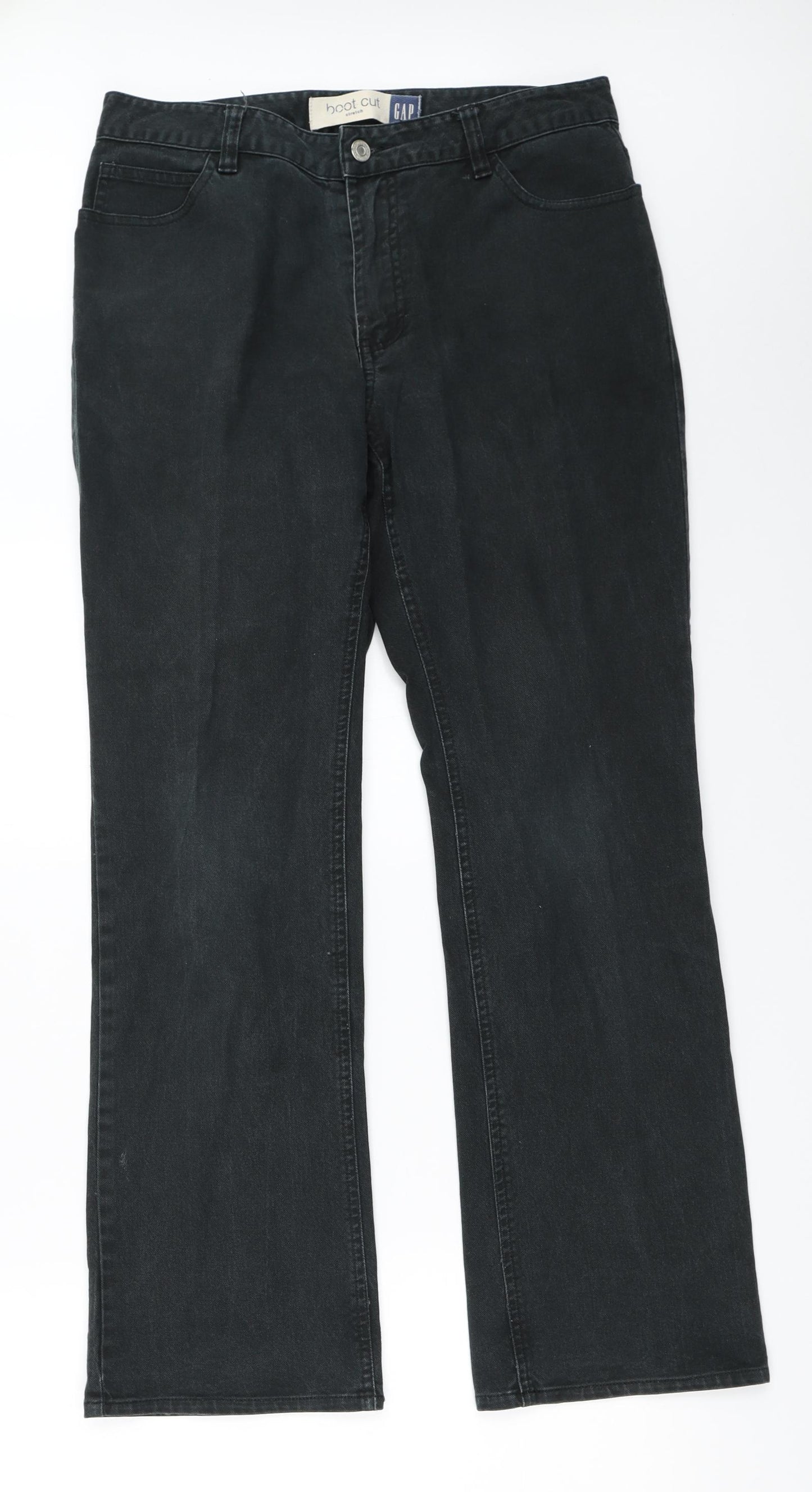 Gap Womens Black   Bootcut Jeans Size 10 L29.5 in