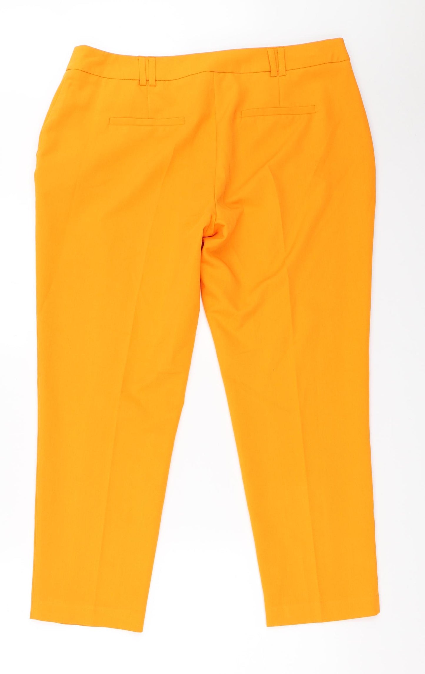 Dorothy Perkins Womens Orange   Capri Trousers Size 14 L26 in