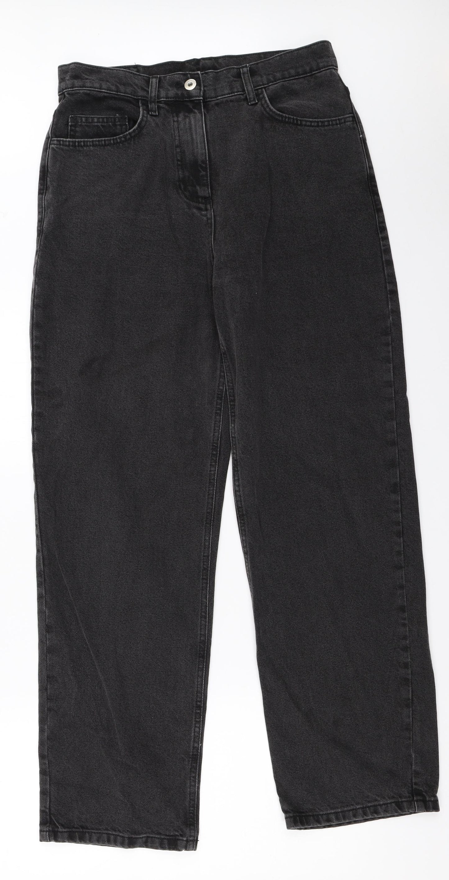 ASOS Womens Black  Denim Straight Jeans Size 28 in L30 in