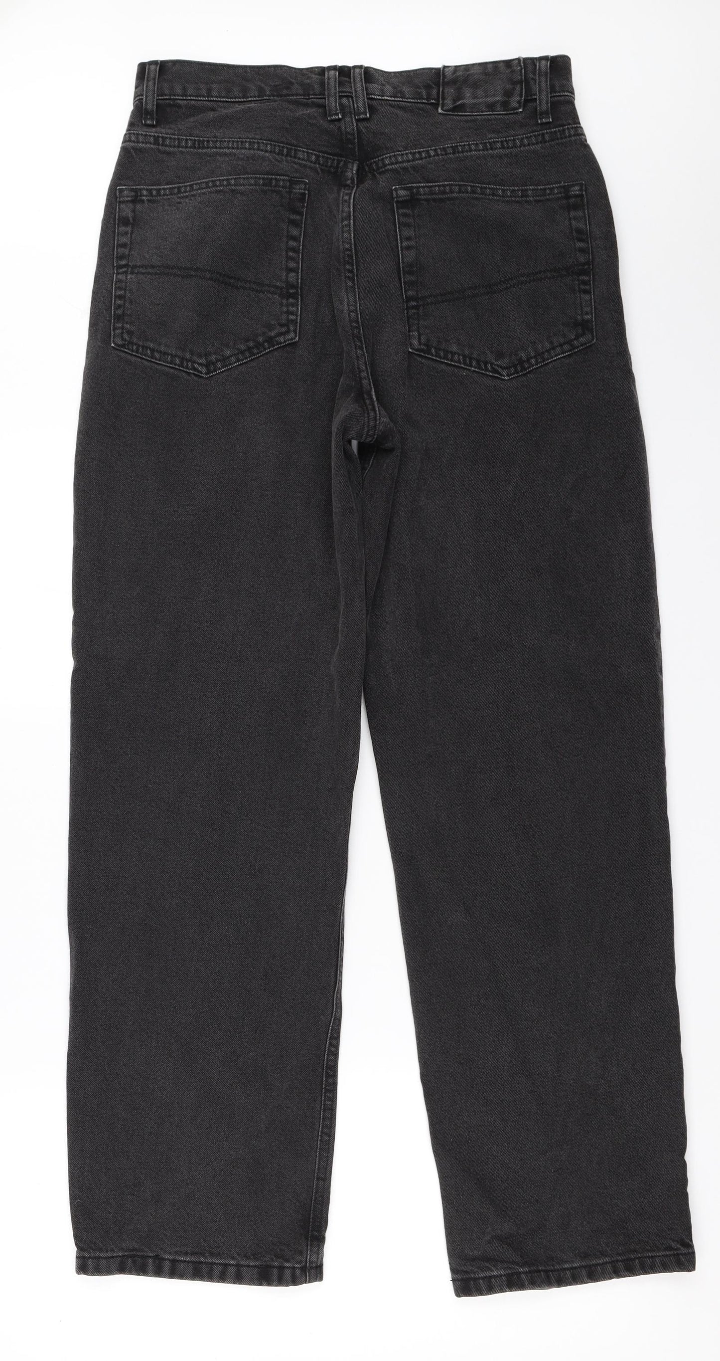 ASOS Womens Black  Denim Straight Jeans Size 28 in L30 in
