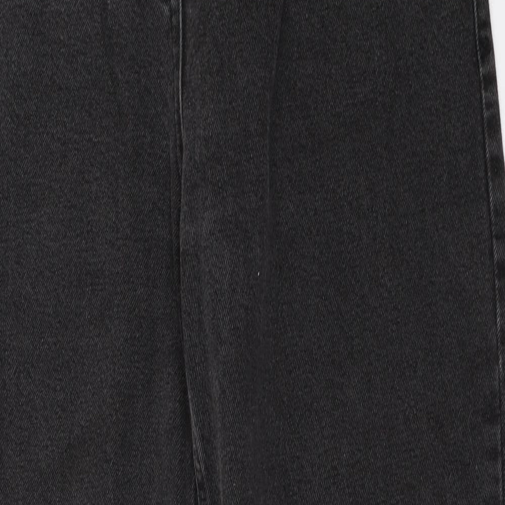 ASOS Womens Black  Denim Straight Jeans Size 28 in L30 in