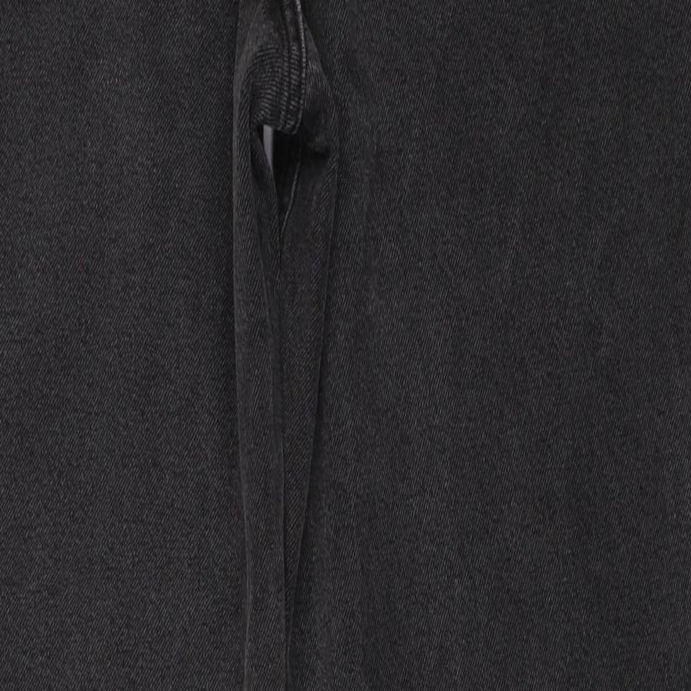 ASOS Womens Black  Denim Straight Jeans Size 28 in L30 in