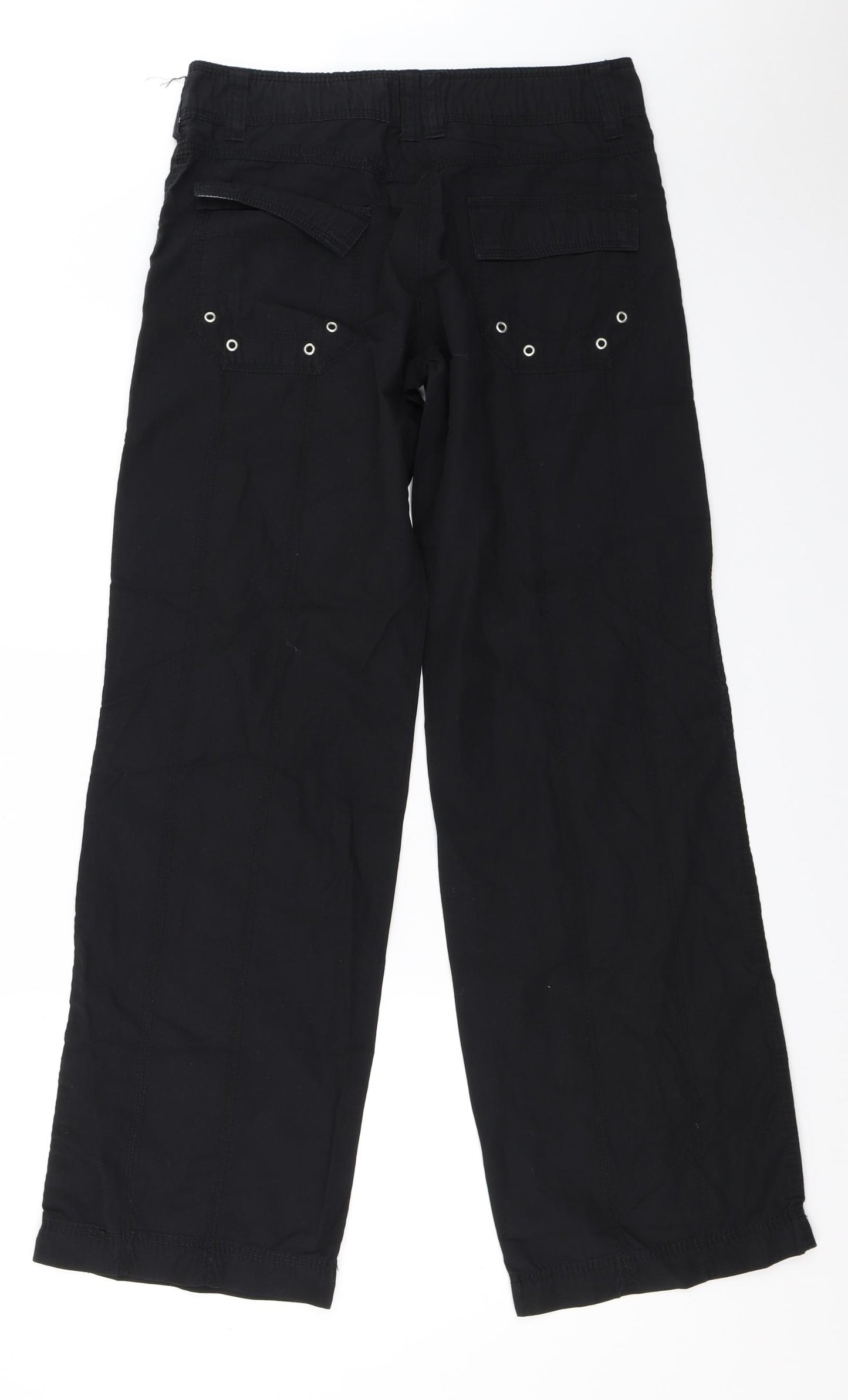 New Look Womens Black   Cargo Trousers Size 10 L31 in