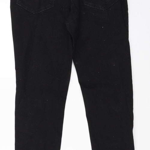 Avenue Womens Black   Skinny Jeans Size 10 L27 in