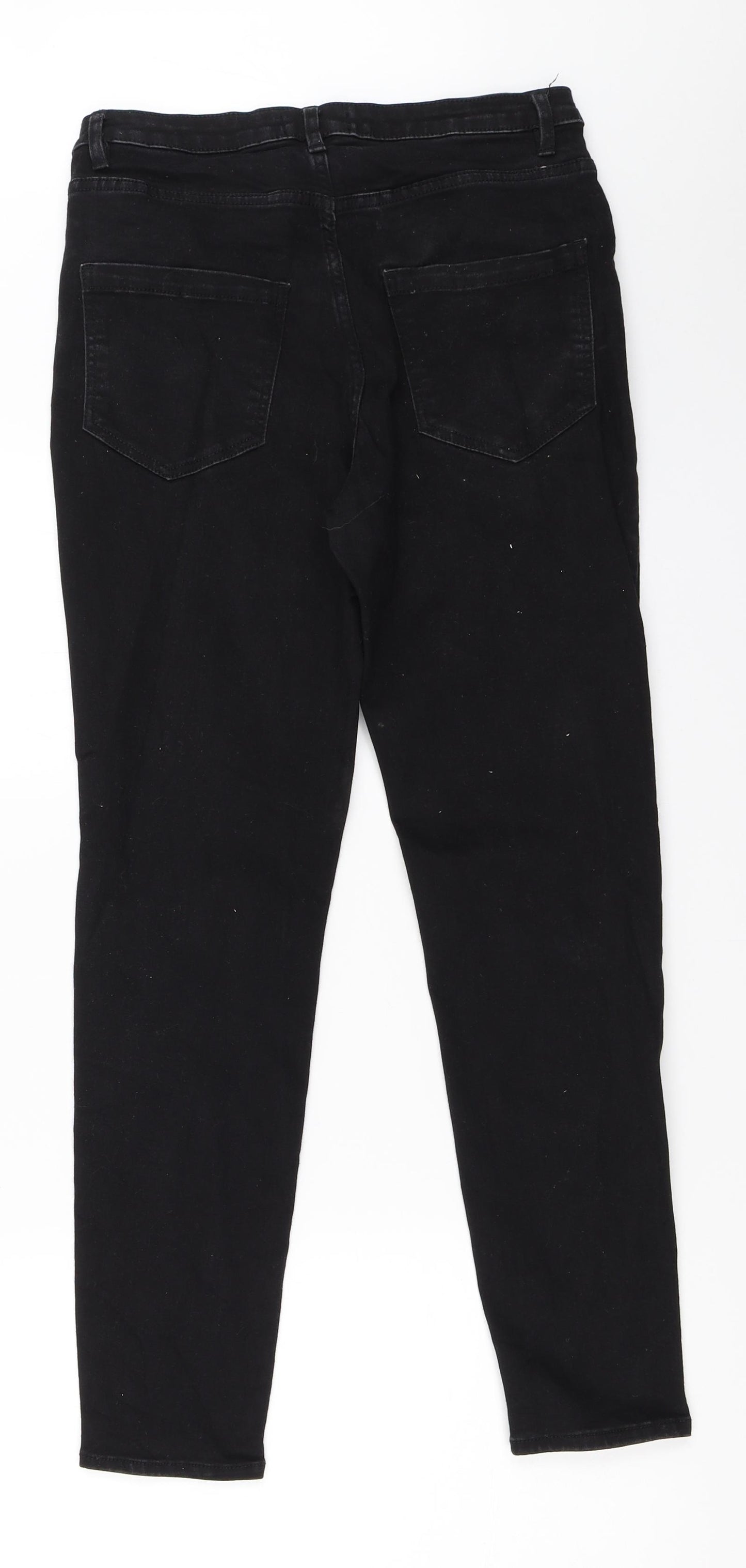 Avenue Womens Black   Skinny Jeans Size 10 L27 in