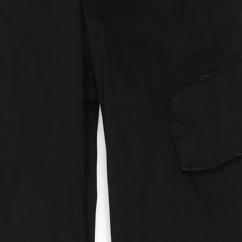 Primark Womens Black   Cargo Trousers Size 8 L27 in