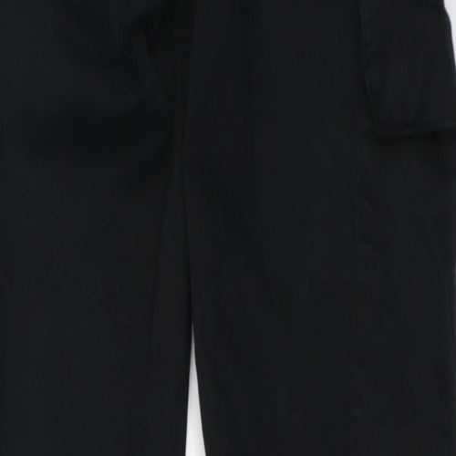 Primark Womens Black   Cargo Trousers Size 8 L27 in