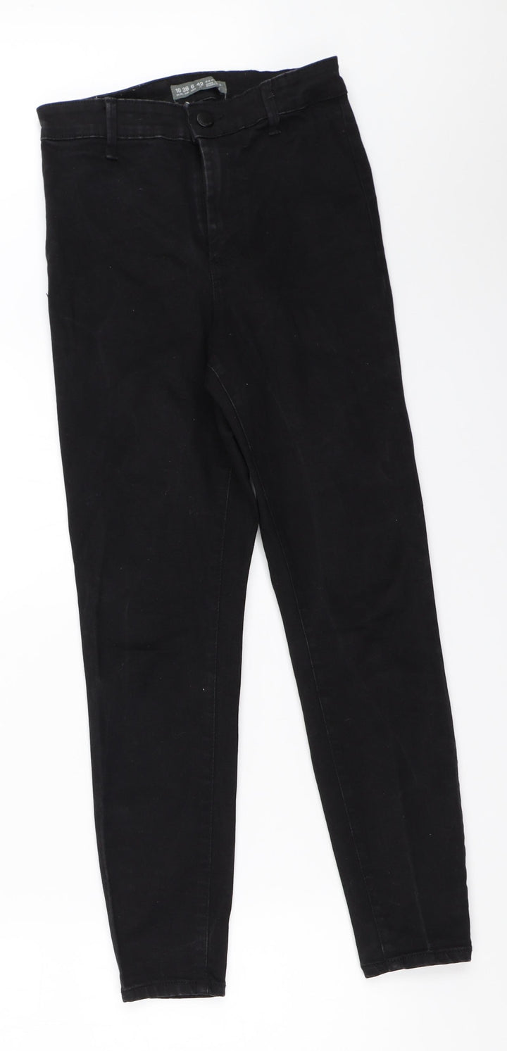 Primark Womens Black Skinny Jeans Size 10 L25 in
