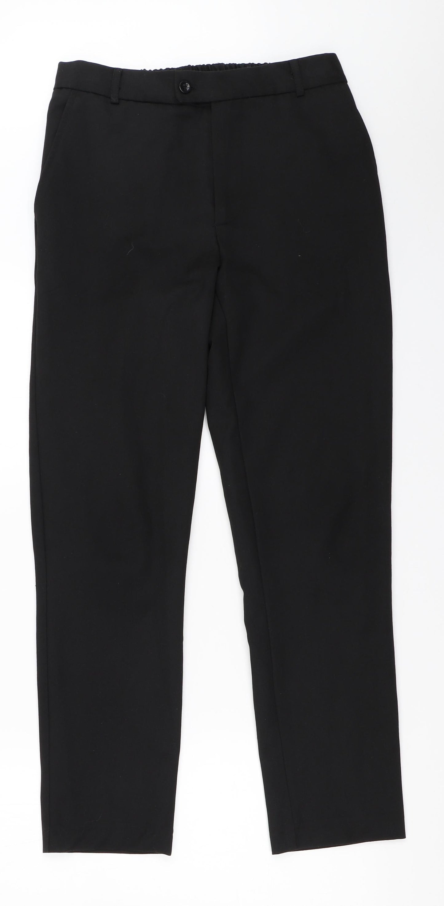 Boohoo Mens Black   Capri Trousers Size 30 in L27 in