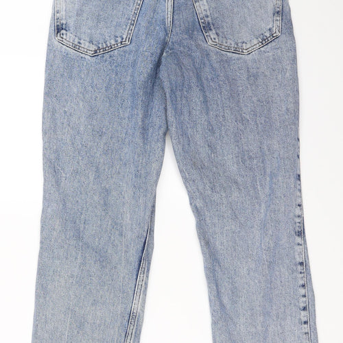 River Island Womens Blue  Denim Mom Jeans Size 6 L25.5 in