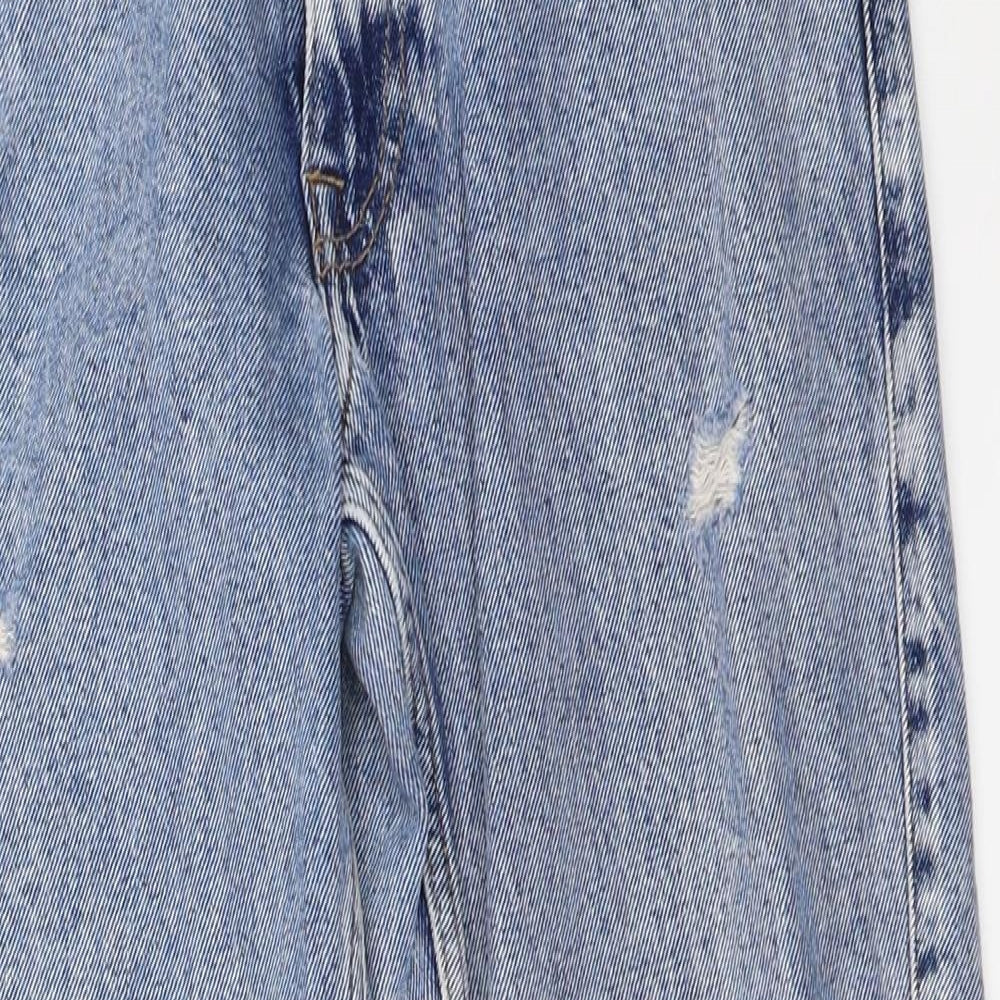 River Island Womens Blue  Denim Mom Jeans Size 6 L25.5 in