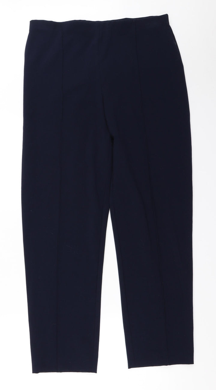 Autonomy Womens Blue Trousers Size 12 L28.5 in