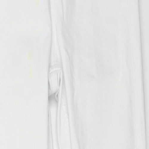 Topshop Womens White   Skinny Jeans Size 25 in L30 in
