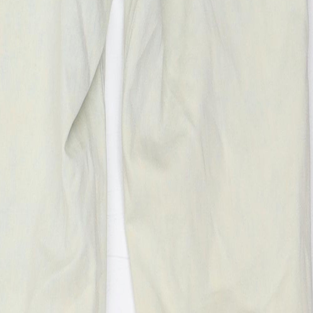 Topshop Womens Ivory   Skinny Jeans Size 26 in L30 in