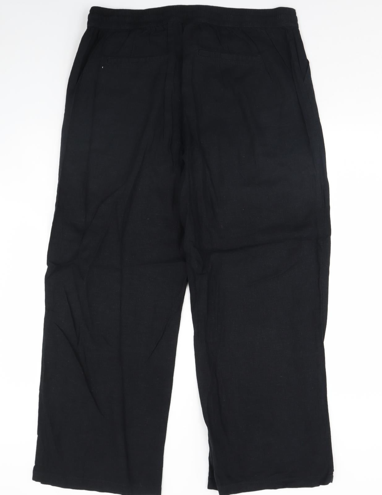 George Womens Black   Trousers  Size 18 L30 in