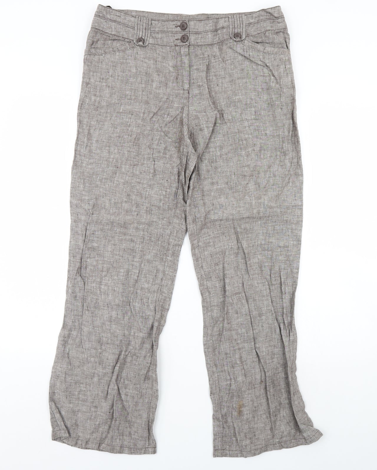 Monsoon Womens Brown   Trousers  Size 12 L30 in