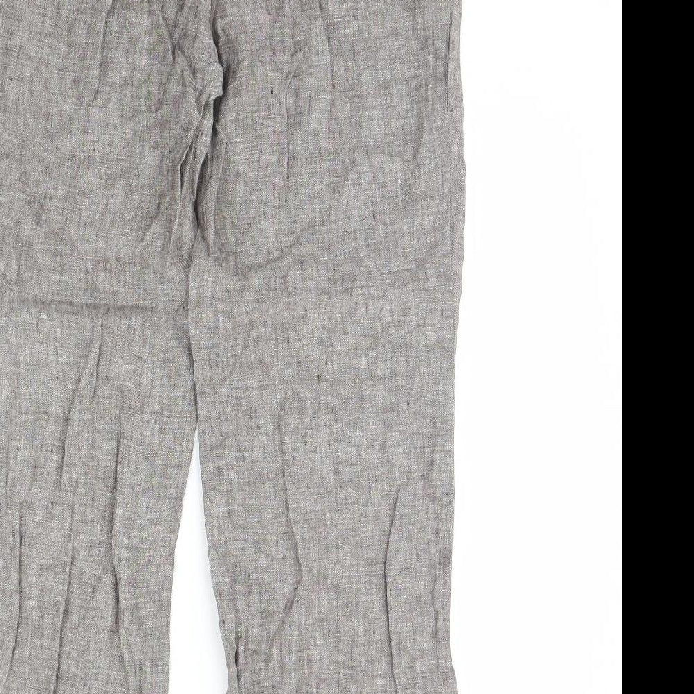 Monsoon Womens Brown   Trousers  Size 12 L30 in