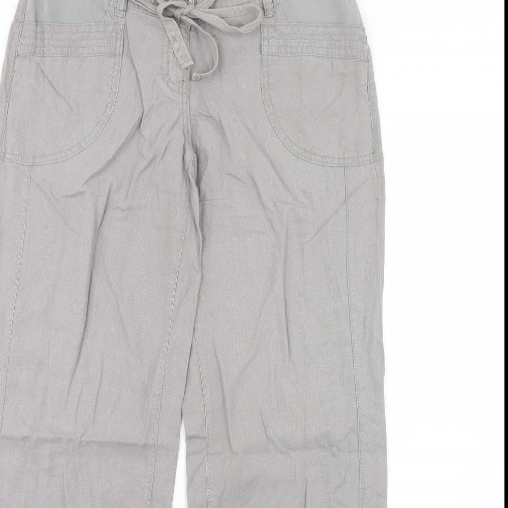 NEXT Womens Grey   Trousers  Size 8 L30 in