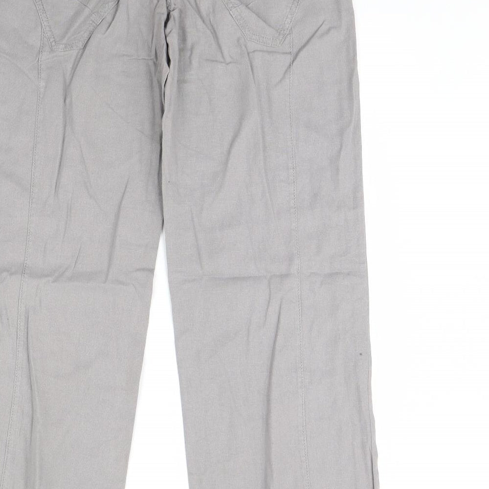 NEXT Womens Grey   Trousers  Size 8 L30 in
