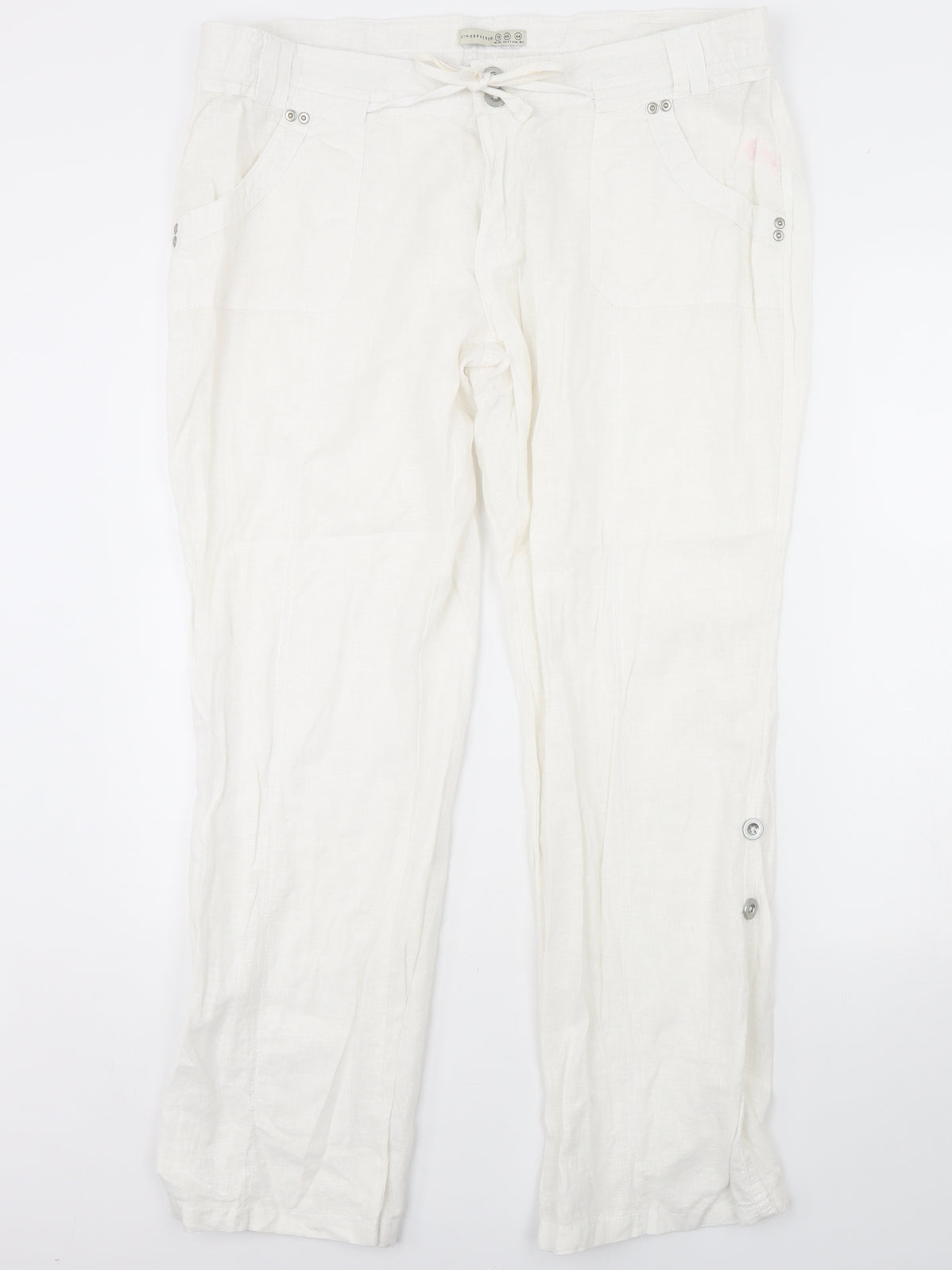 Atmosphere Womens Ivory   Trousers  Size 18 L31 in