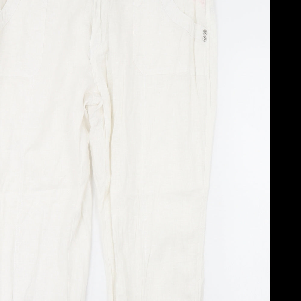 Atmosphere Womens Ivory   Trousers  Size 18 L31 in