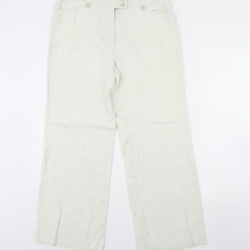 EWM Womens Green   Trousers  Size 12 L29 in